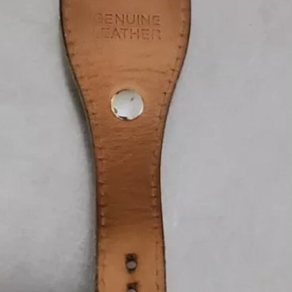 Relic by Fossil Womens watch zr55019 brown leather band silver case silver dial - Picture 6 of 12